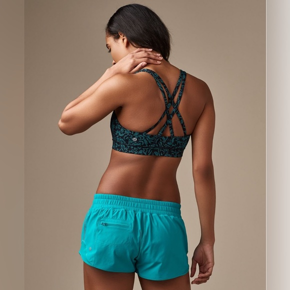 Luluelmon Energy bra - Thrive Viridian Green Black - Picture 4 of 4